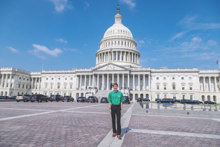 Taking to the skies: Brody Garvin is pursuing his dream career as a flight medic